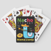 NAACHO AVERAGE MAMA LLAMA cinco de mayoギフト トランプ (裏面)