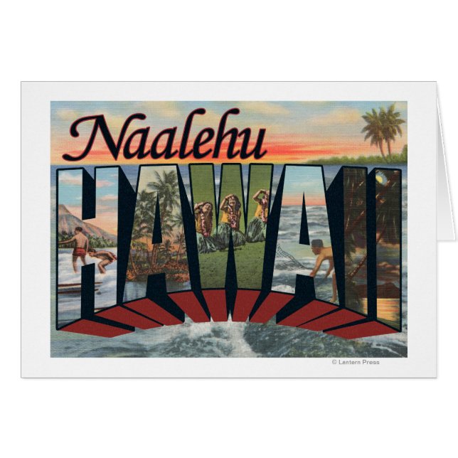 Naalehu, Hawaii – ラージレターシーン (正面横)