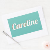 Naam sticker voor koffer of bagage 長方形シール (封筒)