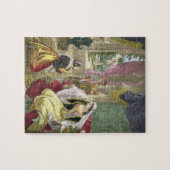 NaamanのWiで待っていた捕虜のヘブライ女中 ジグソーパズル (横)