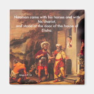 NaamanはElisha -磁石によって直しました マグネット