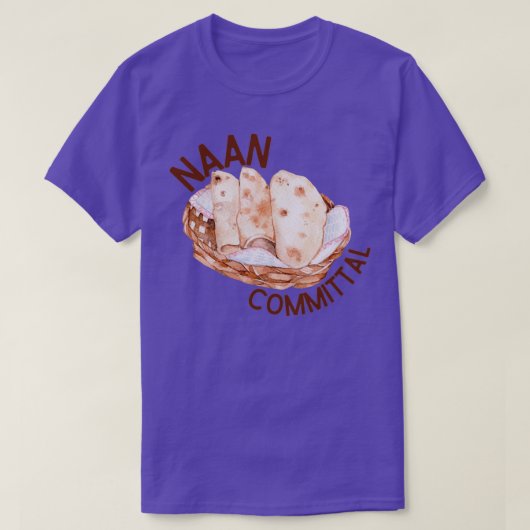 Naan委員会 Tシャツ (デザイン正面)