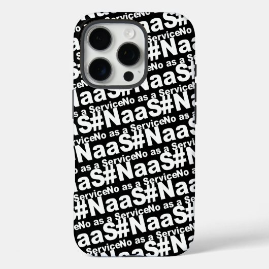 NAAS No As A Service おもしろいことわざ Case-Mate iPhoneケース (裏面)