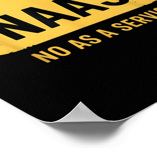 Naas No As A Service Cloud Computer It Support Eng ポスター (角)