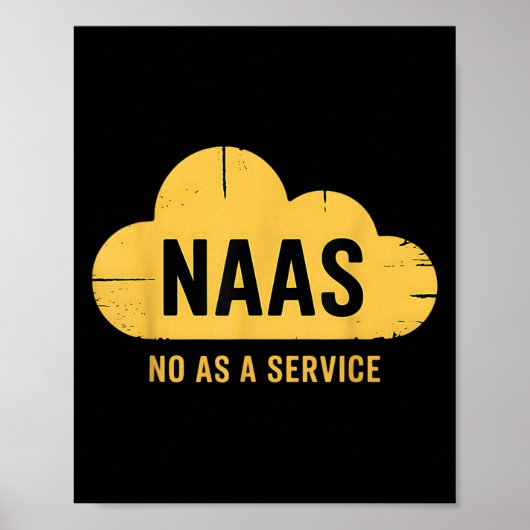 Naas No As A Service Cloud Computer It Support Eng ポスター (正面)