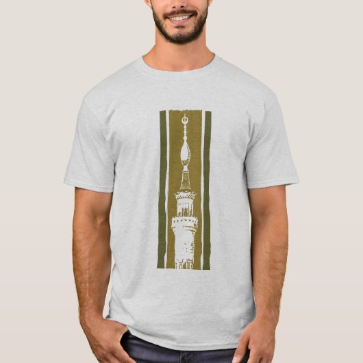 Nabawiのモスクのイスラム教の芸術 Tシャツ (正面)