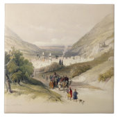 Nablousへの入口、1839年は4月17日、41をのためのめっきします タイル (正面)