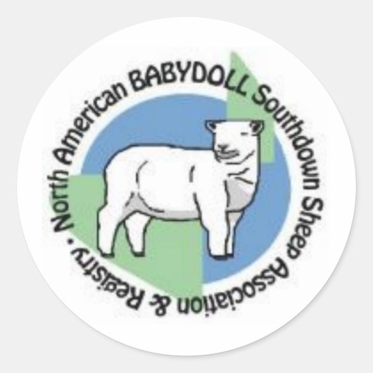 NABSSARロゴラウンドステッカー ラウンドシール (正面)