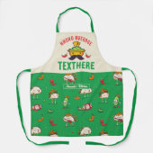 Nachoおもしろい平均メキシコ食パーソナライズされた品 エプロン (正面)
