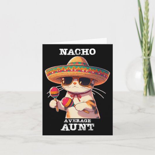 Nachoおもしろい平均叔母Cinco De Mayoメキシコ カード (正面)