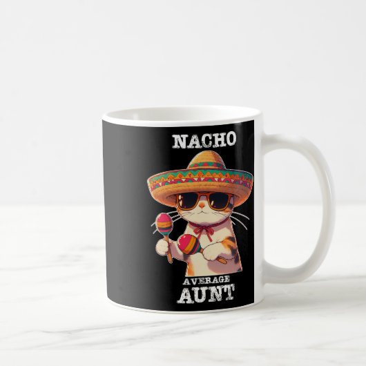 Nachoおもしろい平均叔母Cinco De Mayoメキシコ コーヒーマグカップ (右)