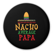 Nachoの一般のパパの祖父のメキシカン・ハット セラミックノブ (正面)