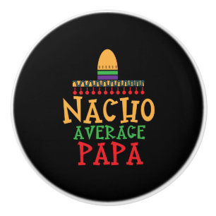 Nachoの一般のパパの祖父のメキシカン・ハット セラミックノブ