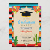 Nachoの卒業のテーマのパーティの招待状 招待状 (正面/裏面)