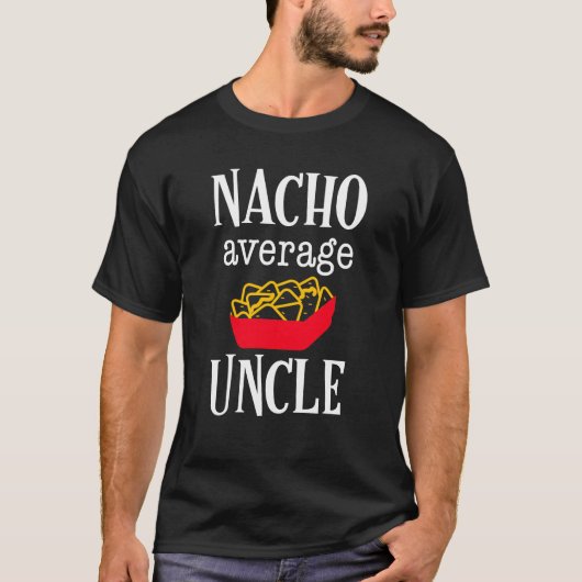 Nachoの平均叔父さんのワイシャツおもしろいなメンズギフト Tシャツ (正面)