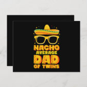 Nachoツインズメキシカンコデマヨの平均パパ ポストカード (正面/裏面)