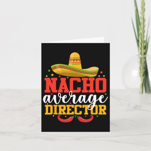 NachoメキシコおもしろいCinco De Mayo代表 カード (正面)
