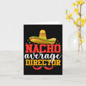 NachoメキシコおもしろいCinco De Mayo代表 カード (黄色い花)
