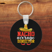 NachoメキシコおもしろいCinco De Mayo代表 キーホルダー (正面)