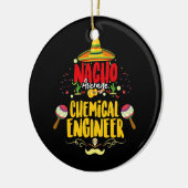 Nachoメキシコの化学エンジニアCinco de セラミックオーナメント (左)