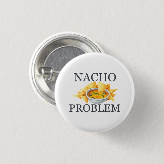 Nacho問題 缶バッジ (正面&裏面)