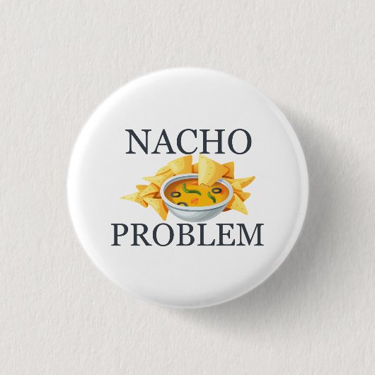 Nacho問題 缶バッジ (正面)