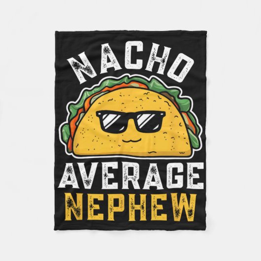 Nacho平おもしろい均の甥Cinco De Mayo Mexican F フリースブランケット (正面)