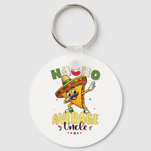 Nacho平おもしろい均叔父Cinco De Mayoメキシコ1 キーホルダー (正面)