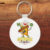 Nacho平おもしろい均叔父Cinco De Mayoメキシコ1 キーホルダー (正面)