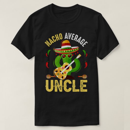 Nacho平おもしろい均叔父Cinco De Mayoメキシコ Tシャツ (デザイン正面)
