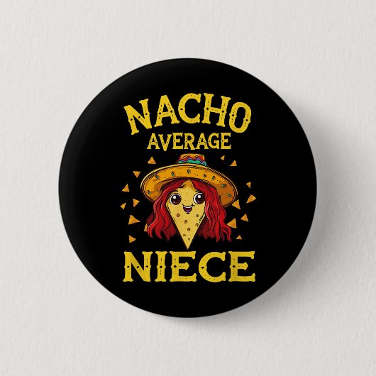 Nacho平おもしろい均姪 缶バッジ (正面)