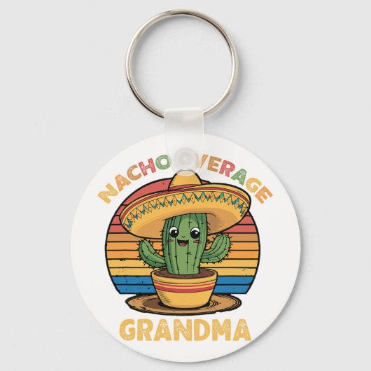Nacho平均おばあちゃんマッチメキシコのCinco De Ma キーホルダー (正面)