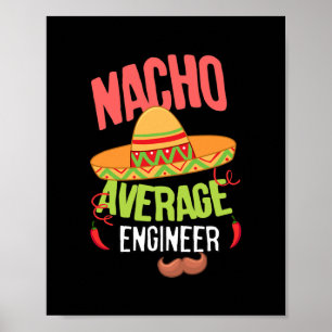 Nacho平均おもしろいことわざNacho平均エンジニア ポスター