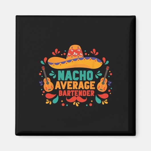 Nacho平均おもしろいランテンコデマヨメキシコ マグネット (正面)