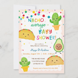 NACHO平均ベビーシャワー招待状 招待状
