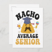 Nacho平均上級卒業Cinco De Mayo GIft インビテーションポストカード (正面/裏面)