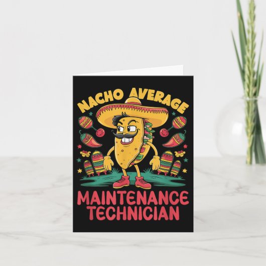 Nacho平均保守技術者Cinco De Mayo カード (正面)