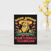 Nacho平均保守技術者Cinco De Mayo カード (黄色い花)