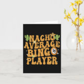 Nacho平均備後選手メキシおもしろいカンCinco De カード (黄色い花)