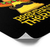 Nacho平均呼吸セラピストRT喘息 ポスター (角)