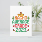 Nacho平均学年2023年卒業ギフト サンキューカード (スタンド正面)