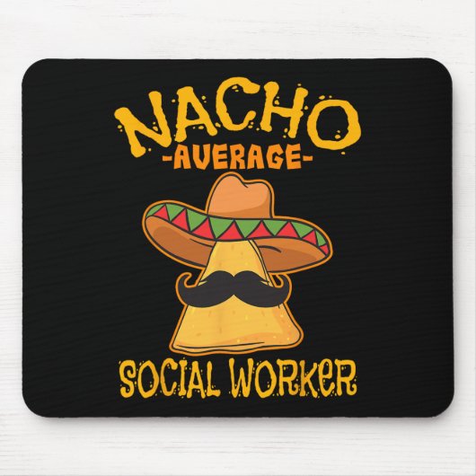Nacho平均社会労働者のケースワーカー厚生制度 マウスパッド (正面)