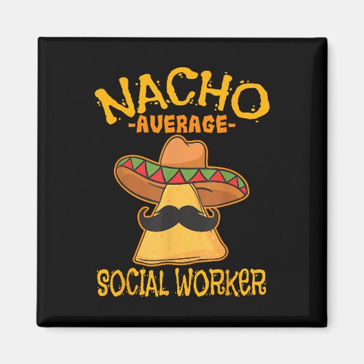 Nacho平均社会労働者のケースワーカー厚生制度 マグネット (正面)