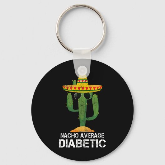 Nacho平均糖尿病糖尿病認識度T キーホルダー (正面)