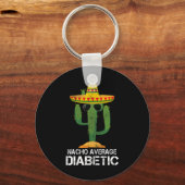 Nacho平均糖尿病糖尿病認識度T キーホルダー (正面)