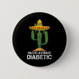 Nacho平均糖尿病糖尿病認識度T 缶バッジ