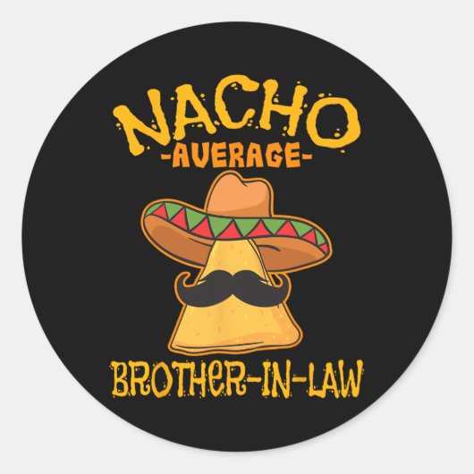 Nacho平均義兄メキシコのシンコ ラウンドシール (正面)