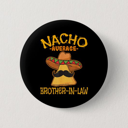 Nacho平均義兄メキシコのシンコ 缶バッジ (正面)