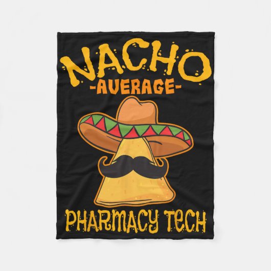 Nacho平均薬局技術薬剤師Cinco De Ma フリースブランケット (正面)