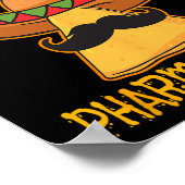 Nacho平均薬局技術薬剤師Cinco De Ma ポスター (角)